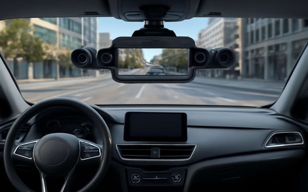 See it all on the road: dash cam with 5 cameras delivering total surround protection