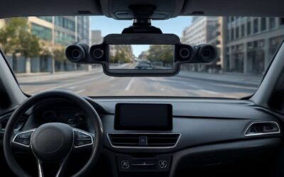 See it all on the road: dash cam with 5 cameras delivering total surround protection