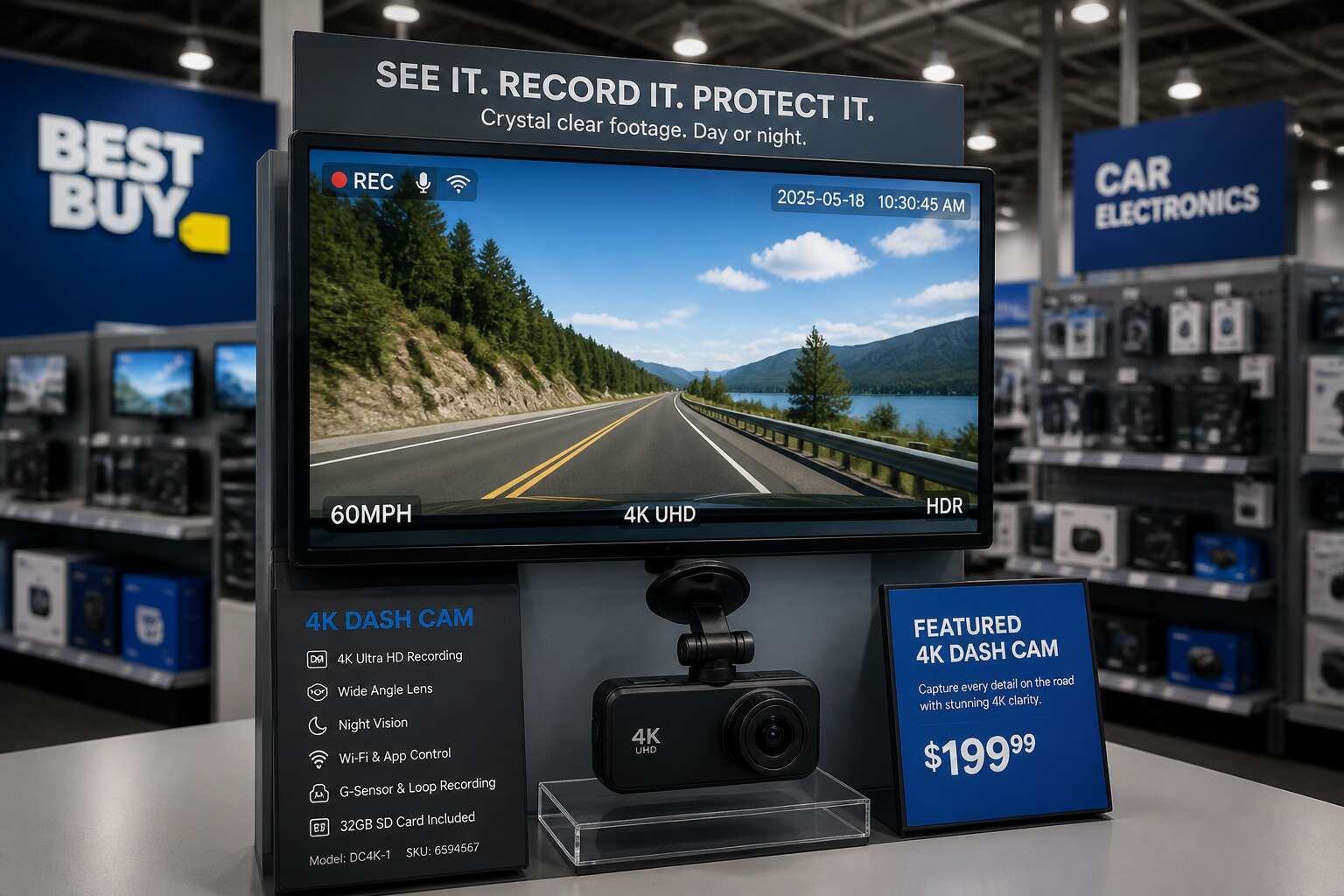 dash cameras at best buy